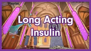 Long Acting Insulin Mnemonic for NCLEX  Nursing Pharmacology [upl. by Kassie]