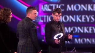 Arctic Monkeys win British Group  BRITs Acceptance Speeches [upl. by Karolyn]