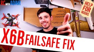 QUICK FIX FlySky X6B Failsafe NOT working Try SBUS [upl. by Ravaj]