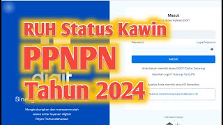 Cara Seting Status Kawin PPNPN Tahun 2024 [upl. by Megen229]