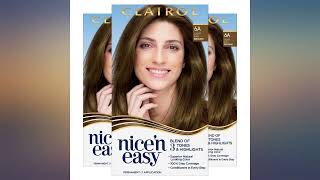 Clairol Nicen Easy Permanent Hair Dye 6A Light Ash Brown Hair Color 3 Count review [upl. by Quar]