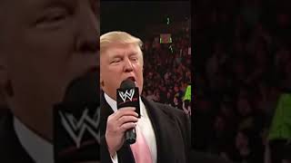 Donald Trump vs Vince McMahon At Wrestlemania 😱😱 [upl. by Aicilla121]