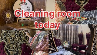 My daily routine vlog❤️room cleaningBiryani banai🥰music [upl. by Whitebook]