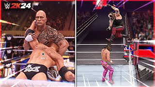 WWE 2K24 Funny Super Finishers Swapping Animations [upl. by Anirual]