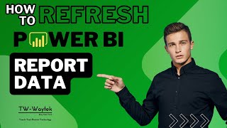 Automatically Refresh Power BI Report Data  2024 [upl. by Rodrich]