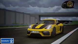 Assetto Corsa  Porsche 718 Cayman GT4 RS Top Speed STRAIGHT PIPE [upl. by Alyam]