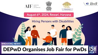 DEPwD Organises Job Fair for PwDs  ISH News [upl. by Luhey720]