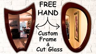 Build Your Own Custom Mirror Mid Century Inspired Easy [upl. by Luigi]