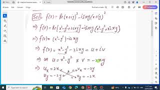 Exercise Questions Solution  Analytic Function  Hormonic Conjugate Erwin Kreyszig  Book [upl. by Haydon]