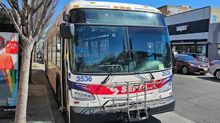 SEPTA Onboard 2023 New Flyer XDE40 3536 on Route 37 to Philadelphia International Airport [upl. by Hpejsoj]