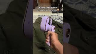 New Portable Steam iron for fabricsShorts Youtubeshorts amazon amazonfinds [upl. by Brecher56]