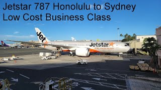 Trip Report Jetstar 787 Business Class Honolulu to Sydney [upl. by Yoong967]