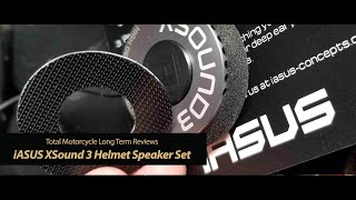 XSound 3 Helmet Speakers by iASUS  Total Motorcycle Review [upl. by Hbahsur]