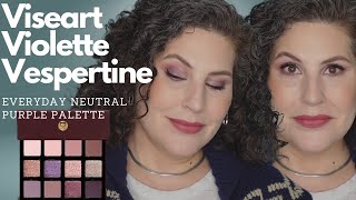 Viseart Violette Vespertine Eyeshadow Palette  Everyday Neutral Purple Palette [upl. by Alleuqcaj992]