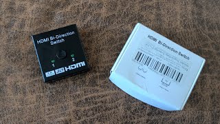 HDMI BiDirection switch unboxing amp working BY GURINDER SINGH [upl. by Wendy]