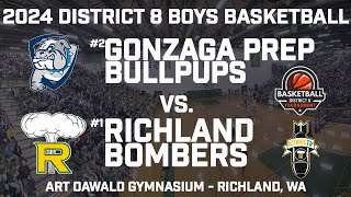 202324 4A District 8 Championship  Gonzaga Prep Bullpups vs Richland Bombers [upl. by Delahk]