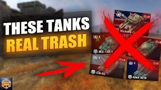 Dont Research These Tanks in WoT Blitz  Worst Tier X Tanks to Grinding in 2024  SweatchMan [upl. by Eicul]