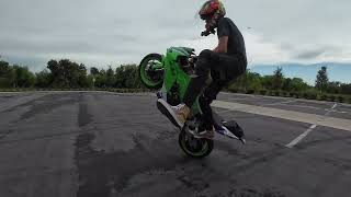 Dialing in the 40th anniversary Zx6r with Dankwheelie 💪💪 [upl. by Nrubloc]