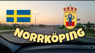 Kör bil i Norrköping  Driving in Norrkoping Sweden 2021 [upl. by Aicnarf511]