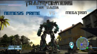 Transformers The Game Modding  Nemesis Prime vs Megatron [upl. by Ahsaz999]