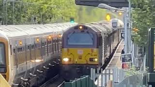 Belmont British Pullman Class 67 Train at Stone Crossing Dartford Kent [upl. by Keslie700]