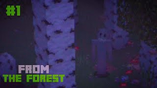 FROM THE FOREST 1  addon de terror para minecraft bedrock [upl. by Aener931]