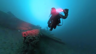 Skaneateles Scuba School Of Fish Leads To Massive Log Pile [upl. by Tita]