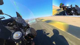 R3 Chuckwalla Race Pace TD CCW  Riding with Ninja 400 friend [upl. by Demitria]