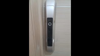 P8030 smart lock for double door installation fingerprint lock smartlock cardlock digitallock [upl. by Jennine]