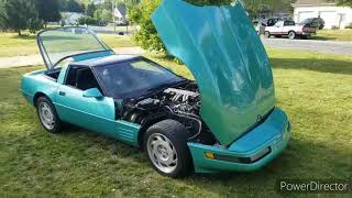 1991 C4 Chevrolet Corvette L98 walk around and drive A Chevy Legend [upl. by Etnoval]