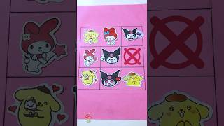 Mini game Sanrio hellokitty japan kuromi mymelody cinnamoroll sakura sticker pompompurin [upl. by Zollie]