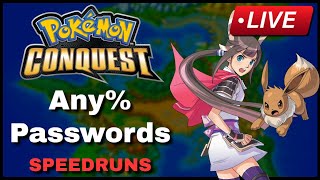 Day 3 Pokemon Conquest Any Passwords Speedruns [upl. by Oaht977]