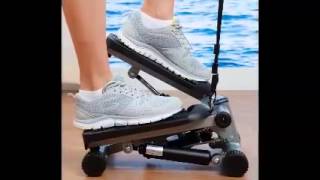 Sunny Health amp Fitness Mini Stepper with Resistance Bands [upl. by Silva]