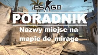 CSGO Poradnik  Nazwy miejsc na mapie demirage [upl. by Annairt529]