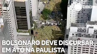 Expresidente Bolsonaro deve discursar em ato na Avenida Paulista [upl. by Dorie]