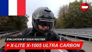 Avis en Vidéo et Essai Routier XLite X1005 Ultra Carbon  ChampionHelmetscom [upl. by Yauq282]