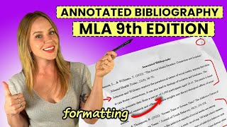 Annotated Bibliography  MLA 9th Edition  Beginners Guide [upl. by Stander110]