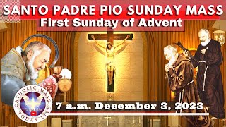 SUNDAY MASS TODAY LIVE at Santo Padre Pio National Shrine  Batangas 03 Dec 2023 7am [upl. by Claretta224]