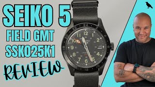 SEIKO 5 FIELD GMT Watch Review SSK025k1 [upl. by Ariaek]