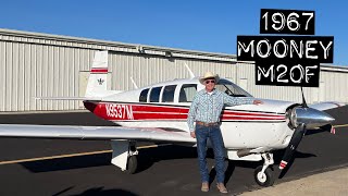 1967 Mooney M20F  HighPerformance Aircraft [upl. by Nolyaw]