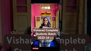 Visharad Complete Students Batch 202324  Drawing Vlog 1425  minivlog shortvideos viral [upl. by Gelb]