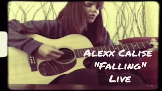 Alexx Calise Playing quotFallingquot live acoustically [upl. by Eerdna]