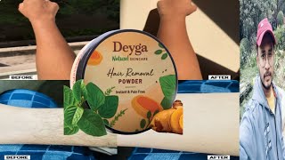 Deyga Hair Removal Powder  Honest Review [upl. by Ennaxor]