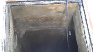 Underground water tank cleaning using machine [upl. by Ennoval]