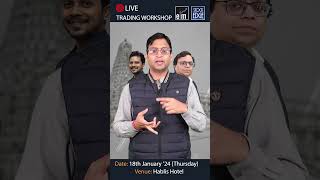 Trading Hacks Intraday Expiry and Swing Strategy Revealed in Live Trading Workshop  Vivek Bajaj [upl. by Eneiluj49]