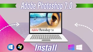 How To Download And Install Adobe Photoshop 70 in Windows 781011  Download Photoshop 70 for Pc [upl. by Eanal36]