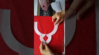 kurti Neck design cutting and stitching kurtinackdesigns gunjandesigneryoutubeshorts [upl. by Ahsotal]