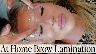 Brooke amp I quotTry Outquot The Ardell Home Eyebrow Lamination Kit  Step By Step Instructions [upl. by Comras]