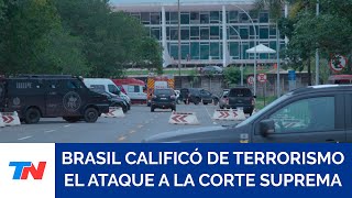 BRASIL I La policía investiga como un quotacto de terrorismoquot el ataque a la Corte Suprema en Brasilia [upl. by Fe]