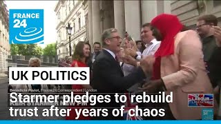 Reset for the UK New PM Starmer pledges to rebuild trust after years of chaos • FRANCE 24 [upl. by Ahsiakal118]